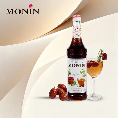 monin莫林红枣风味糖浆奶茶店专用鸡尾酒调酒咖啡果汁烘焙调味