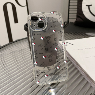蒂蒂好友適用華為pura70蘋果iphone16promax小米15透明mate60新款 opporeno13硅膠vivox100榮耀magic6手機(jī)殼14