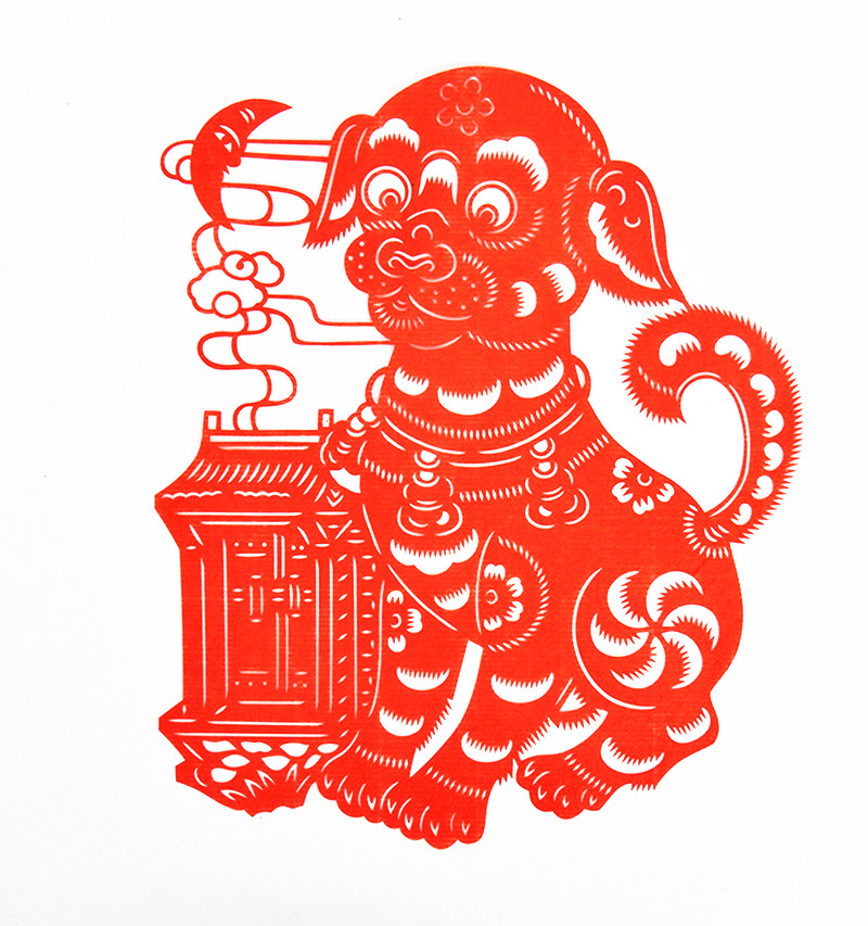 山西特产 民间特色手工艺 广灵剪纸 中号仿古线装 十二生肖共12张