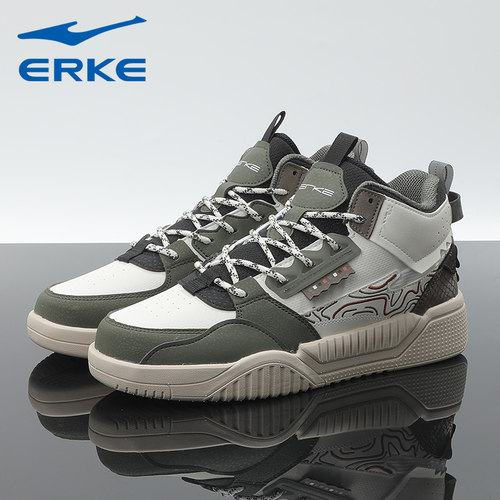 鸿星尔克男鞋秋冬季新款板鞋