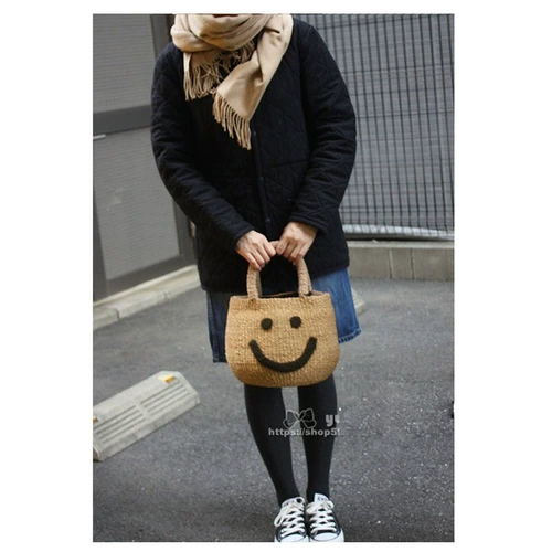 Демисезонная сумка через плечо, соломенное портативное ведро, «сделай сам», 2018