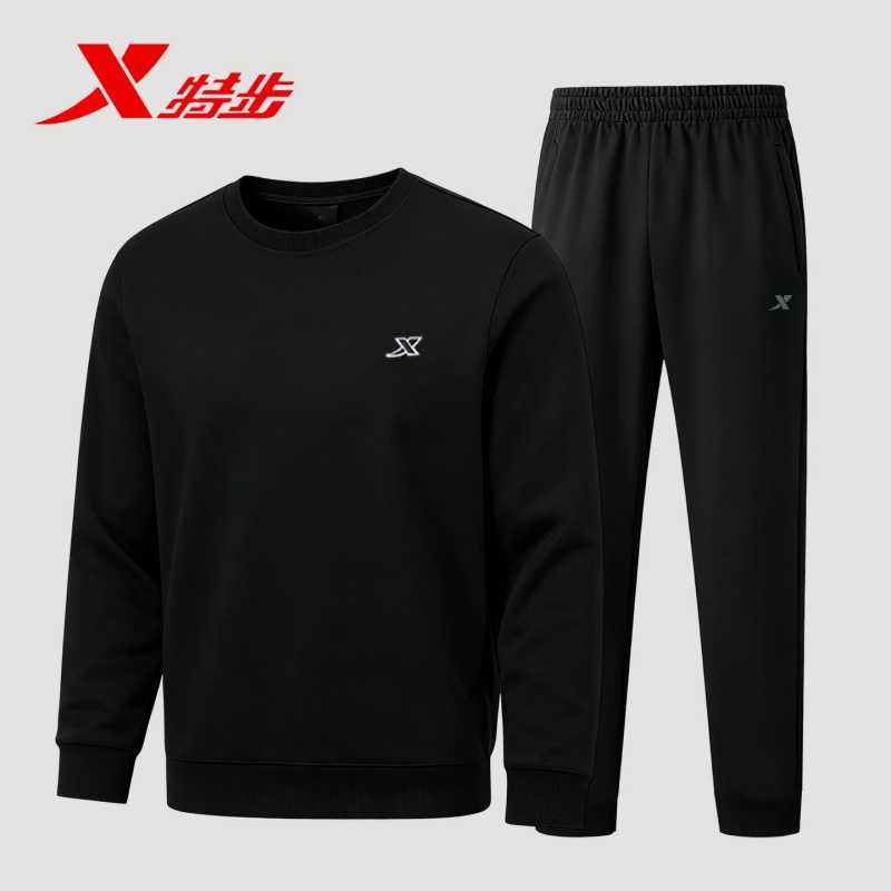 特步男士秋季运动套装