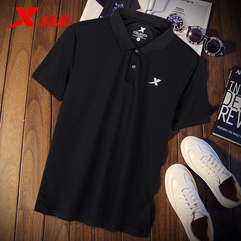 特步短袖男T恤速干衣2026新款冬季透气T恤翻领POLO衫官方旗舰半袖,运动服/休闲服装,运动T恤,淘宝优惠券,粉丝福利购,淘宝优惠卷