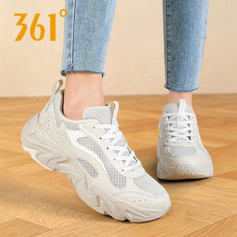 361度女款运动鞋轻便夏季网面透气跑步鞋361官方旗舰正品休闲女鞋图片