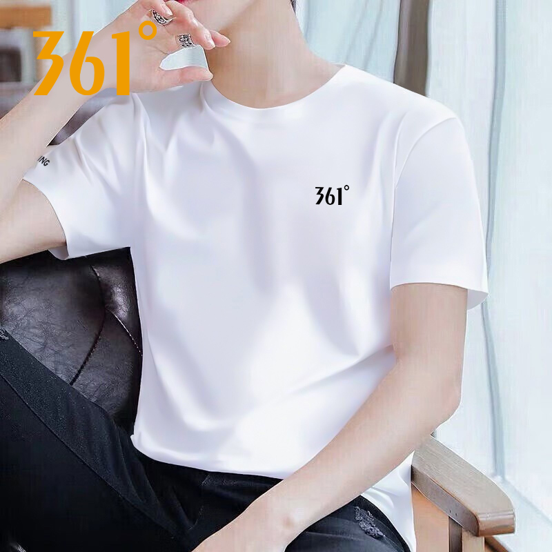 短袖白色361°男T恤衣服
