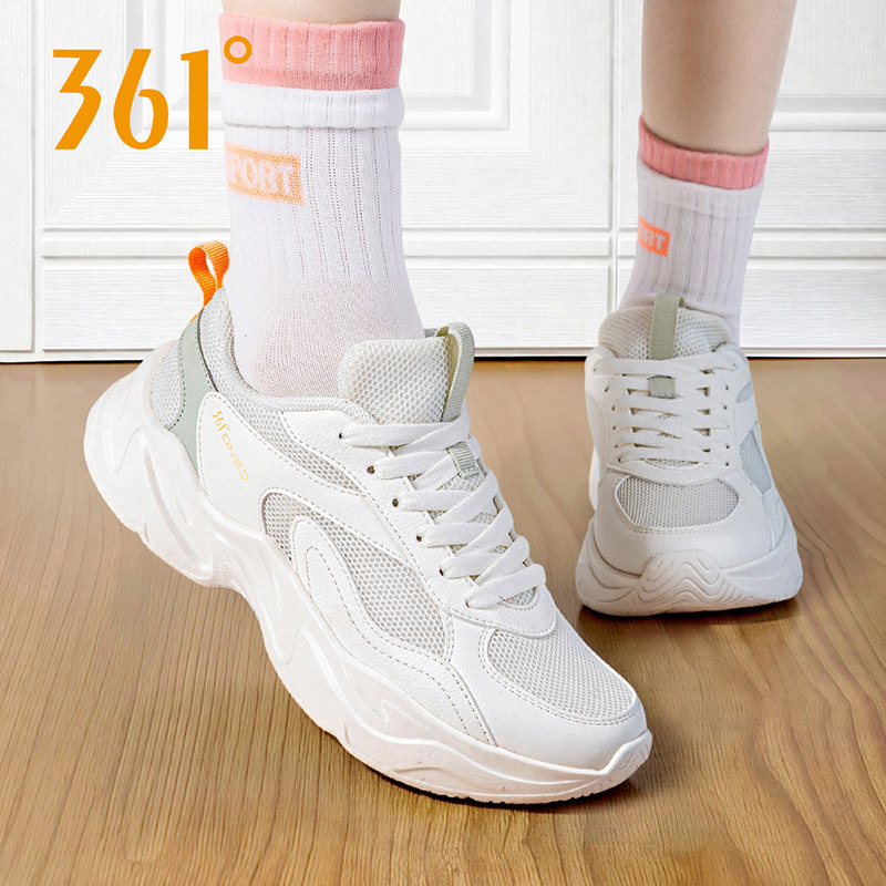 361度女款运动鞋轻便夏季网面透气跑步鞋361官方旗舰正品休闲女鞋图片