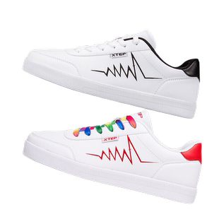 特步女鞋板鞋女2026新款夏季小白鞋白色鞋子正品官方旗舰运动鞋女