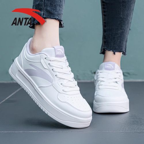 女鞋安踏小白鞋2023新款