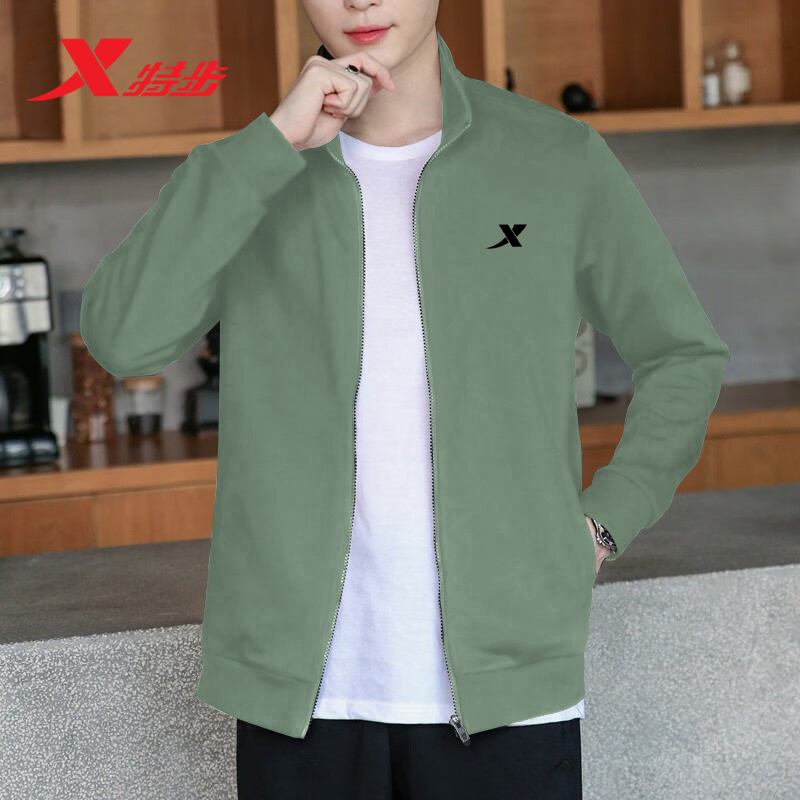 外套特步正品运动服装