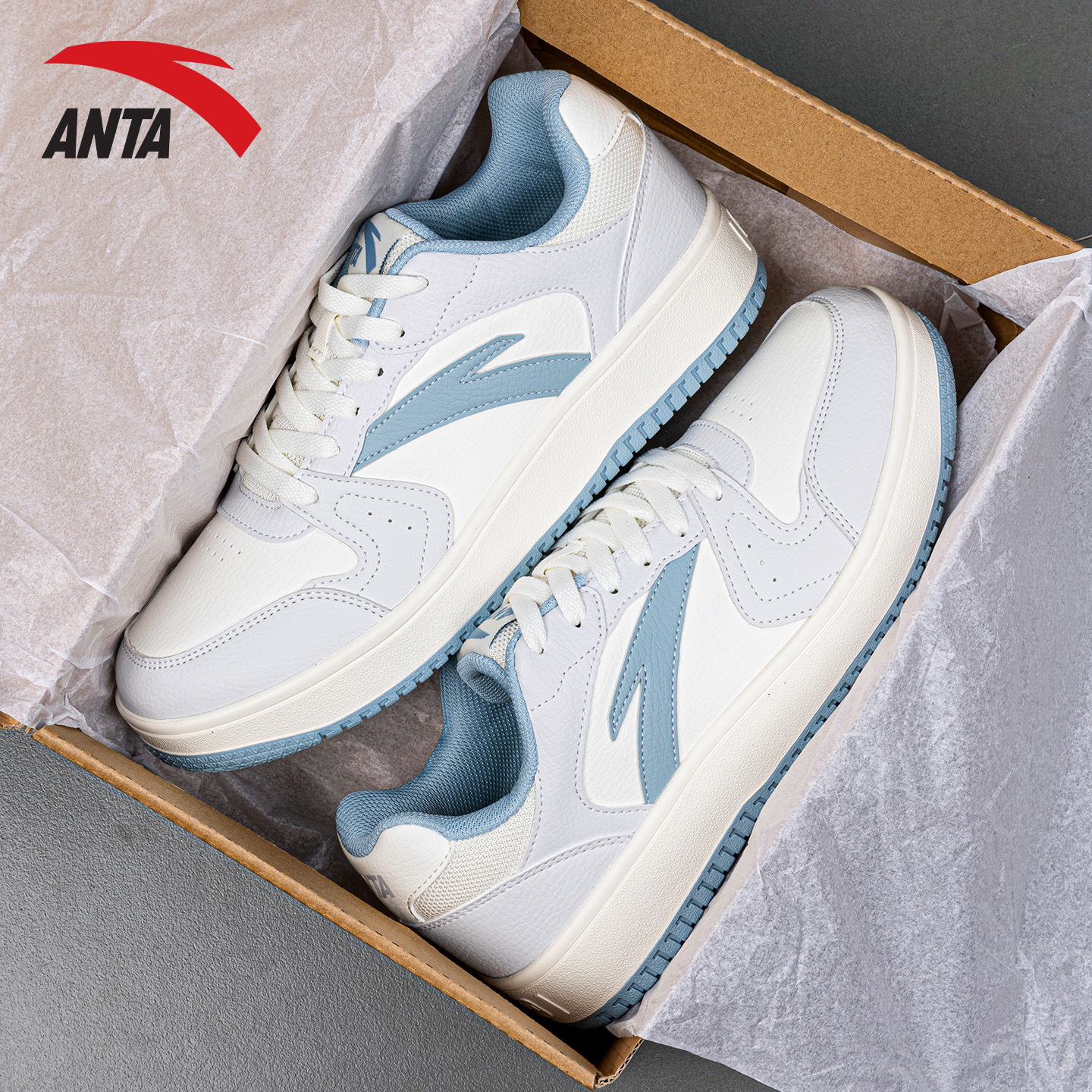 安踏男鞋2025新款小灵感板鞋