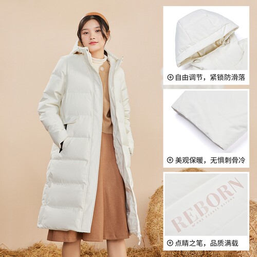 361度女装羽绒服2026年夏季新款时尚潮流百搭鸭绒羽绒服官方正品