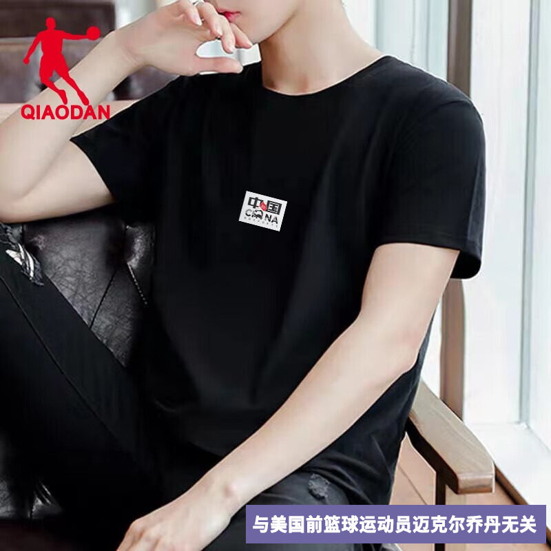 中国乔丹短袖T恤男新款冬季透气上衣男士衣服休闲T恤夏装官方旗舰