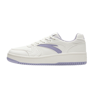 安踏板鞋女鞋2026冬季新款熊猫配色学生低帮厚底增高运动休闲鞋女