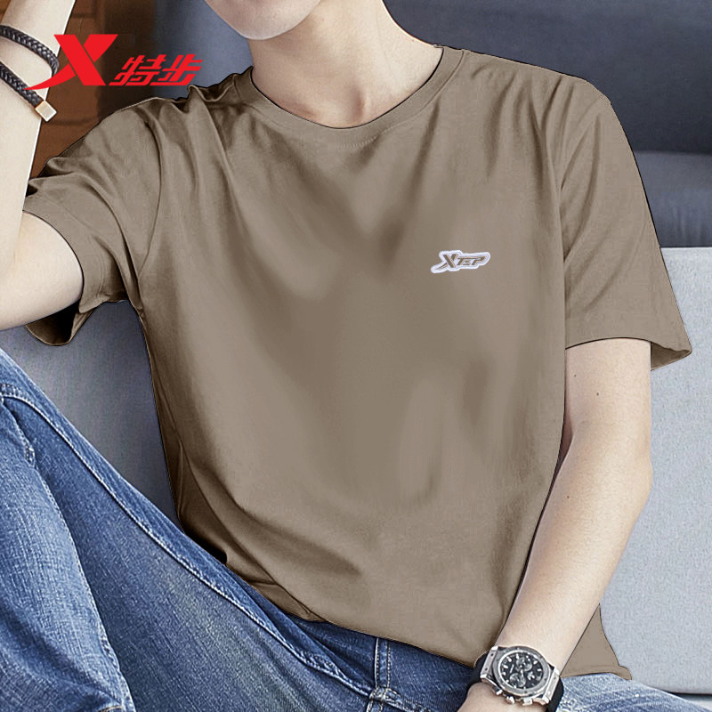特步短袖男T恤冬季运动服跑步男士正品官方透气宽松体恤半袖T恤男,运动服/休闲服装,运动T恤,淘宝优惠券,粉丝福利购,淘宝优惠卷