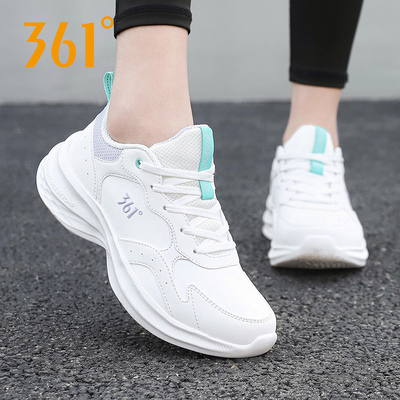 361°跑步鞋女子运动鞋皮面361