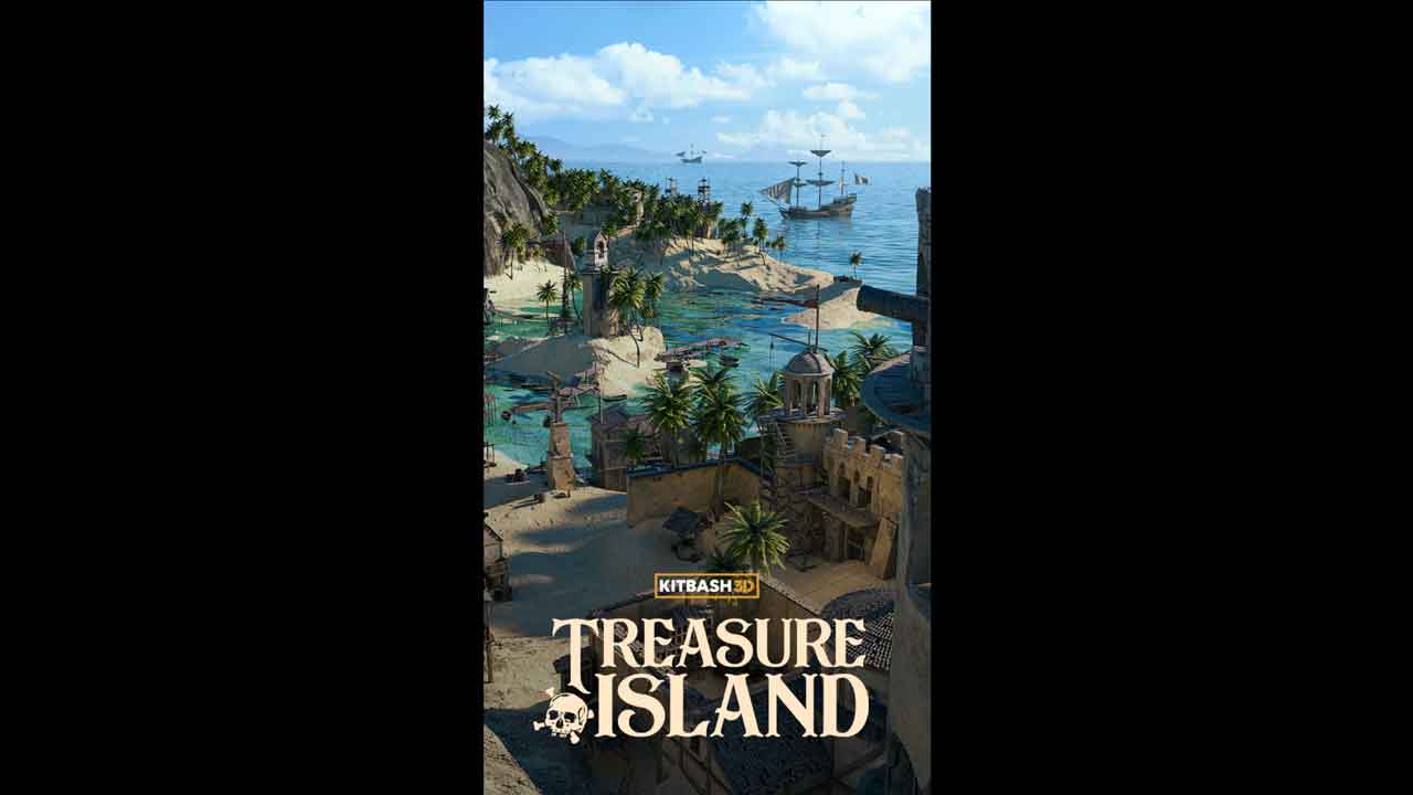 KitBash3D - Treasure Land【宝藏岛模型】