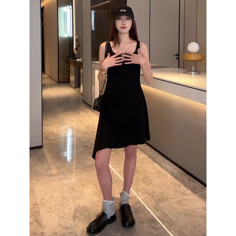 性感不规则连衣裙设计感小众