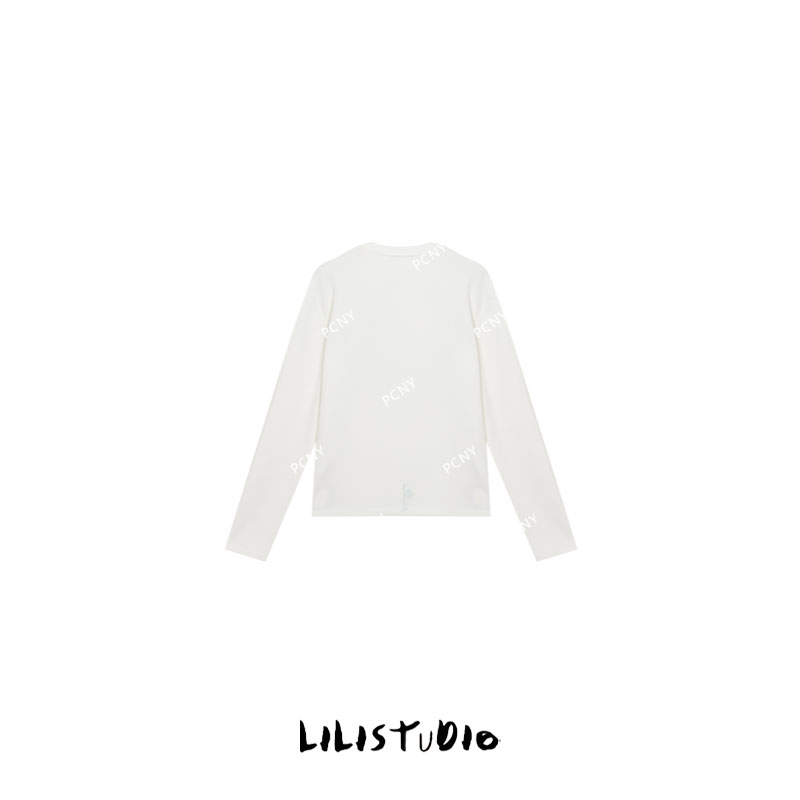 棉质长袖套头打底T恤女士秋季