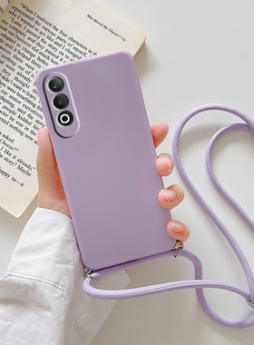 适用OPPORENO12国际版手机壳A60斜挎挂绳A1S卡通硅胶A1I全包边A3PRO防摔RENO14保护A79 5G潮男女A2M尚网红A1X
