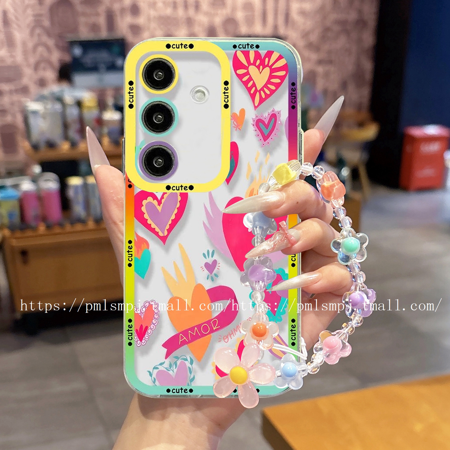 OPPOA6PRO手机壳手链卡通
