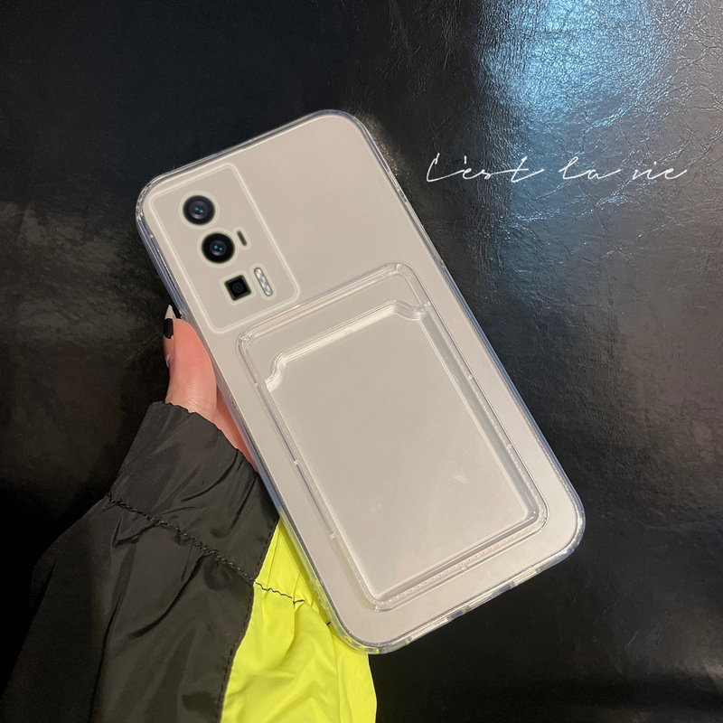 小米POCOF5PRO5G硅胶透明卡包