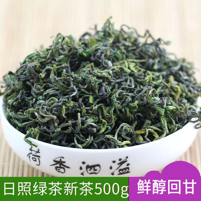 日照绿茶2024春茶自产自销炒青绿茶茶叶板栗香新茶500g散装盒装