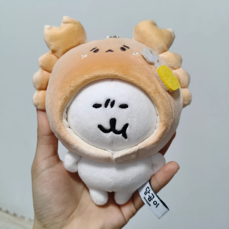 面包日记系列 13cm自嘲熊 原创头套小物沙发10cm棉花娃娃努努