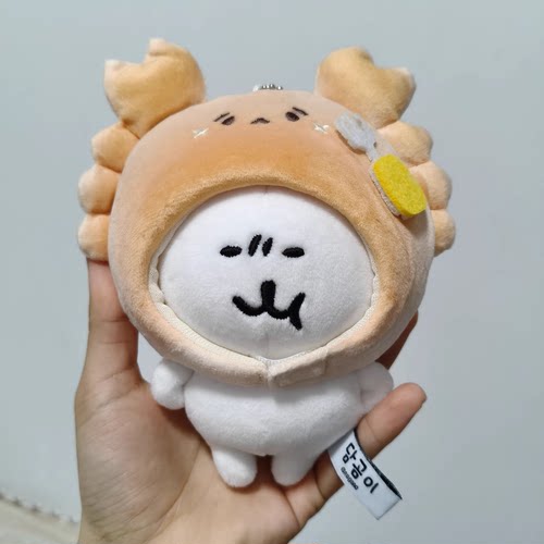 面包日记系列 13cm自嘲熊 原创头套小物沙发10cm棉花娃娃努努