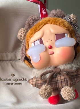 仅售娃衣哭娃CRYBABY眼泪工厂系列搪胶10cm衣服服装潮流挂件娃衣