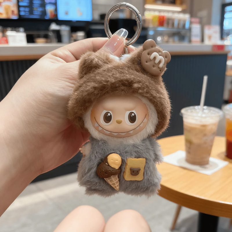 适用labubu心底密码四代娃衣10cm迷你版拉布布4.0着替mini衣服