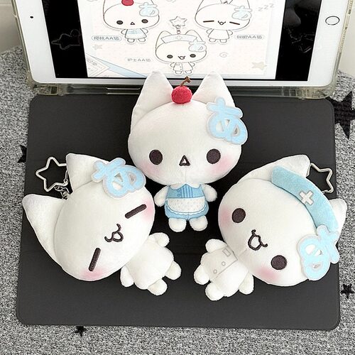 萌遇时光 Aa猫10cm玩偶挂件毛绒包包挂饰朋友创意生日礼物七元咩