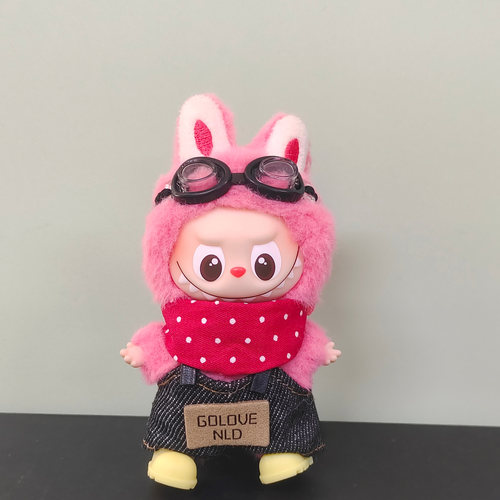 拉布布labubu4.0四代娃衣10cm挂件玩偶衣服心底密码可爱服饰套装