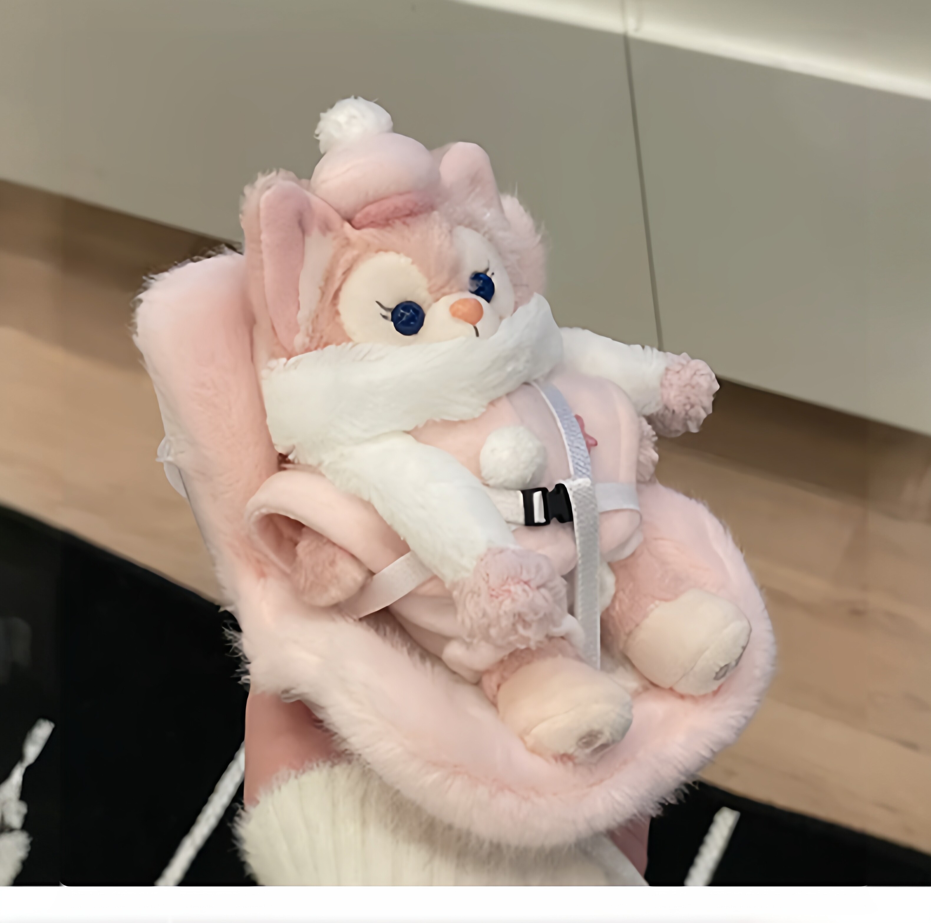 玲娜贝儿车载玩偶座椅可琦安星黛露娃娃汽车出风口座椅