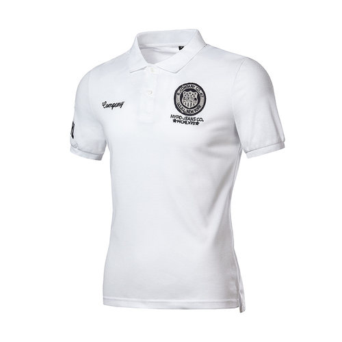 男POLO衫Mens Stand Collar Cotton T Shirt Camisa Polo Shirts