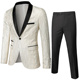 Set Fit Men 男商务西服套装 Suit Slim Tuxedo Suits Casual Male