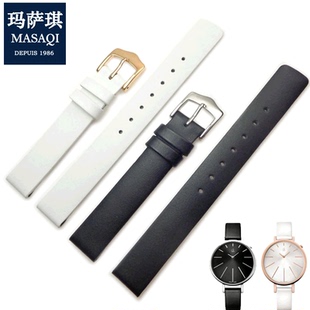 适合CK真皮表带 K3N231 K3E236L6 K3P236G6 女 K2B23101 玛萨琪