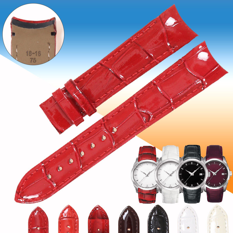 适用天梭T035210女真皮表带