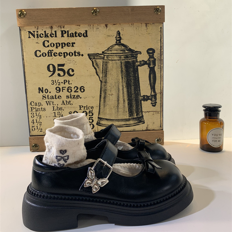 miu系学院风玛丽珍鞋复古小皮鞋