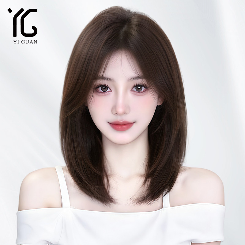 【顺丰速发】假发女轻透蓬松短发