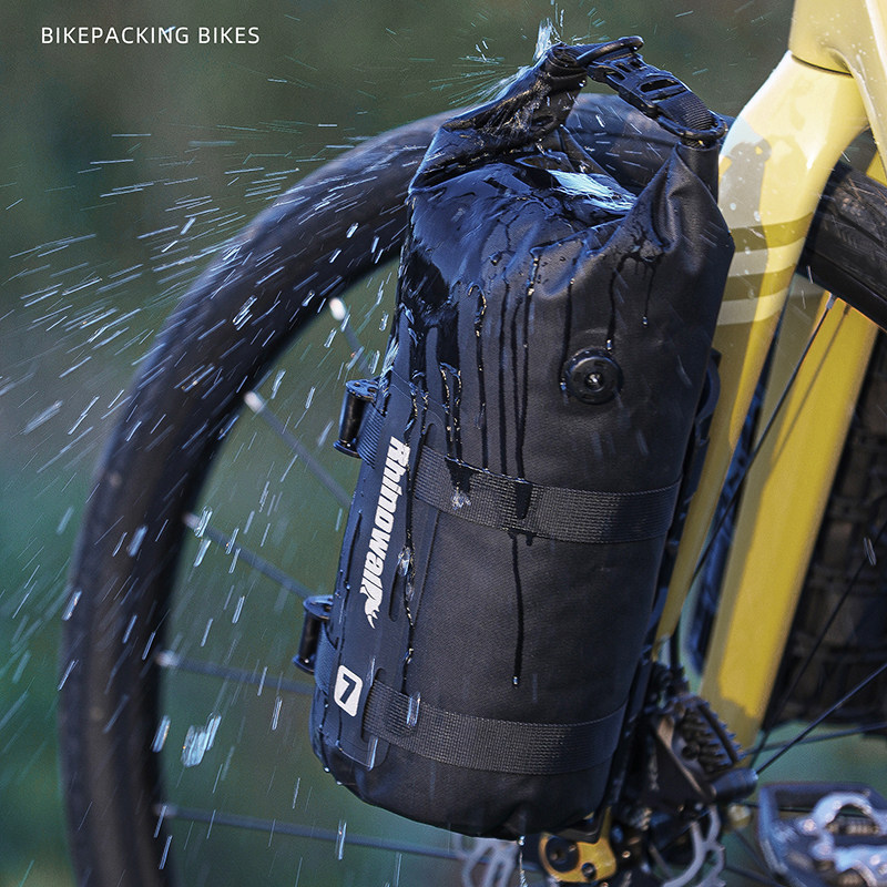 Rhinowalk犀牛漫步4L 7L可拆卸款全防水前叉包桶包骑行装备