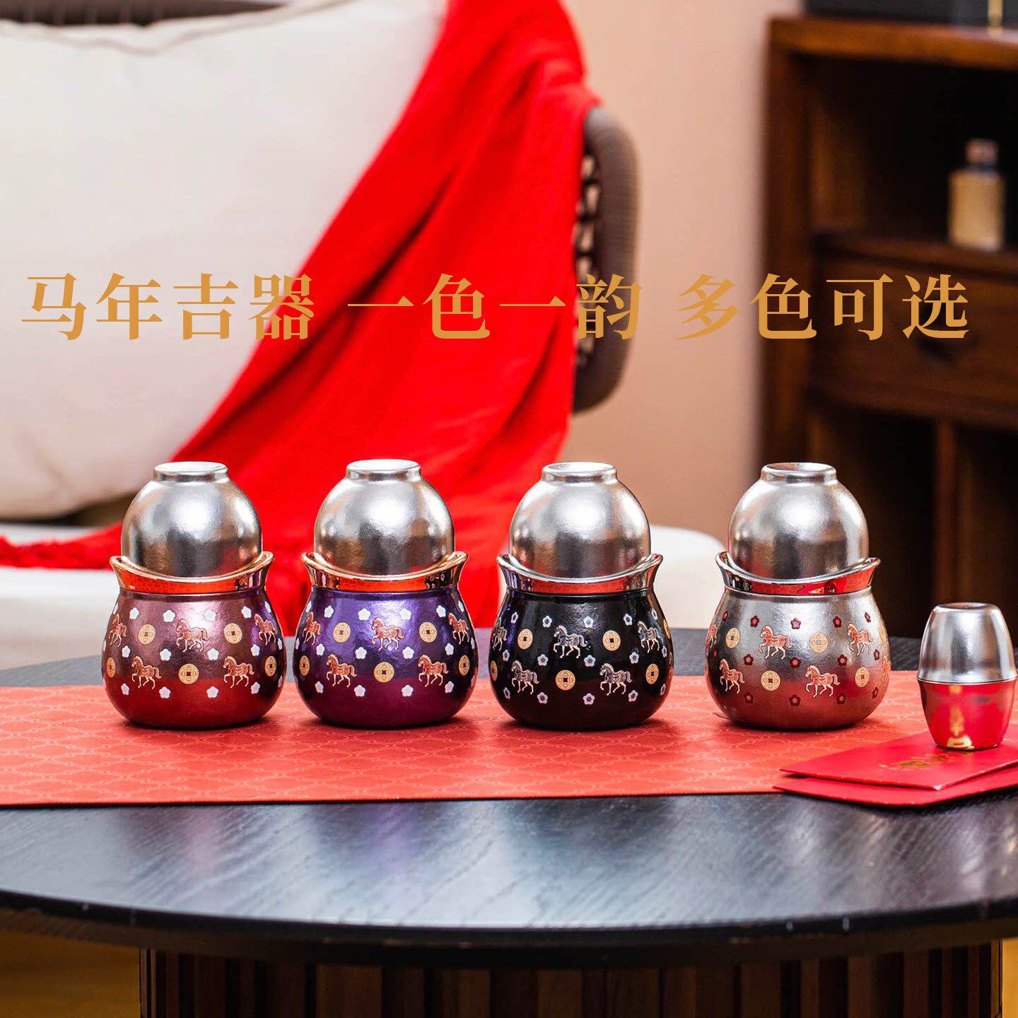 摩利纯钛旅行茶具茶水分离商务办公礼品泡茶茶杯车载家用茶具套装