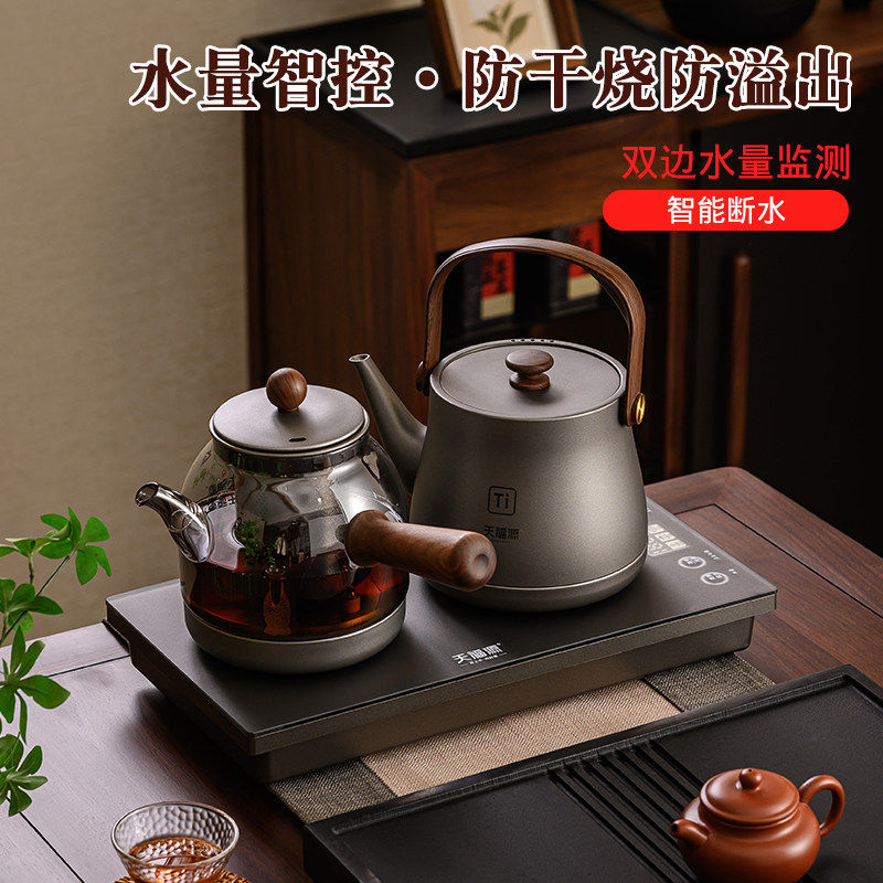 天福源纯钛烧水壶泡茶专用电热水壶恒温智能热水壶冢用煮茶壶T68