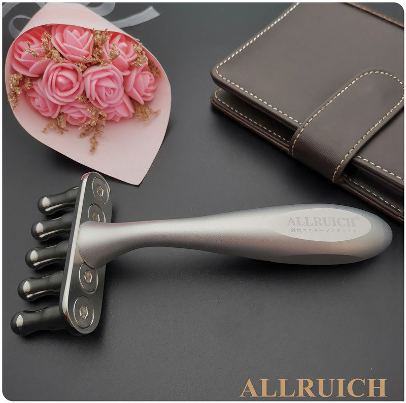 ALLRUICH磁叉经络按摩排酸棒淋巴经络疏通弧形五叉按摩棒