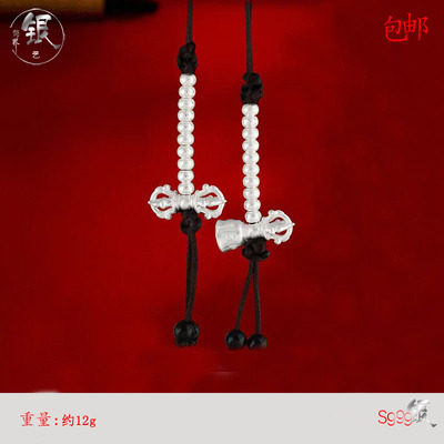 s999纯银藏式计数器佛珠配饰配件