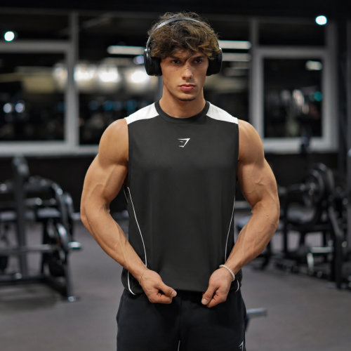 GYm鲨鱼美式健身背心男运动跑步