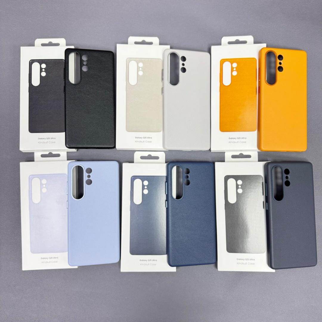 官方同款磁吸手机壳适用三星Galaxy S25 Ultra皮套S26Ultra生态皮奢华商务纯色保护套轻奢全包防摔金属按键