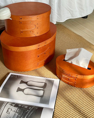 木质复古手工收纳盒夏克盒