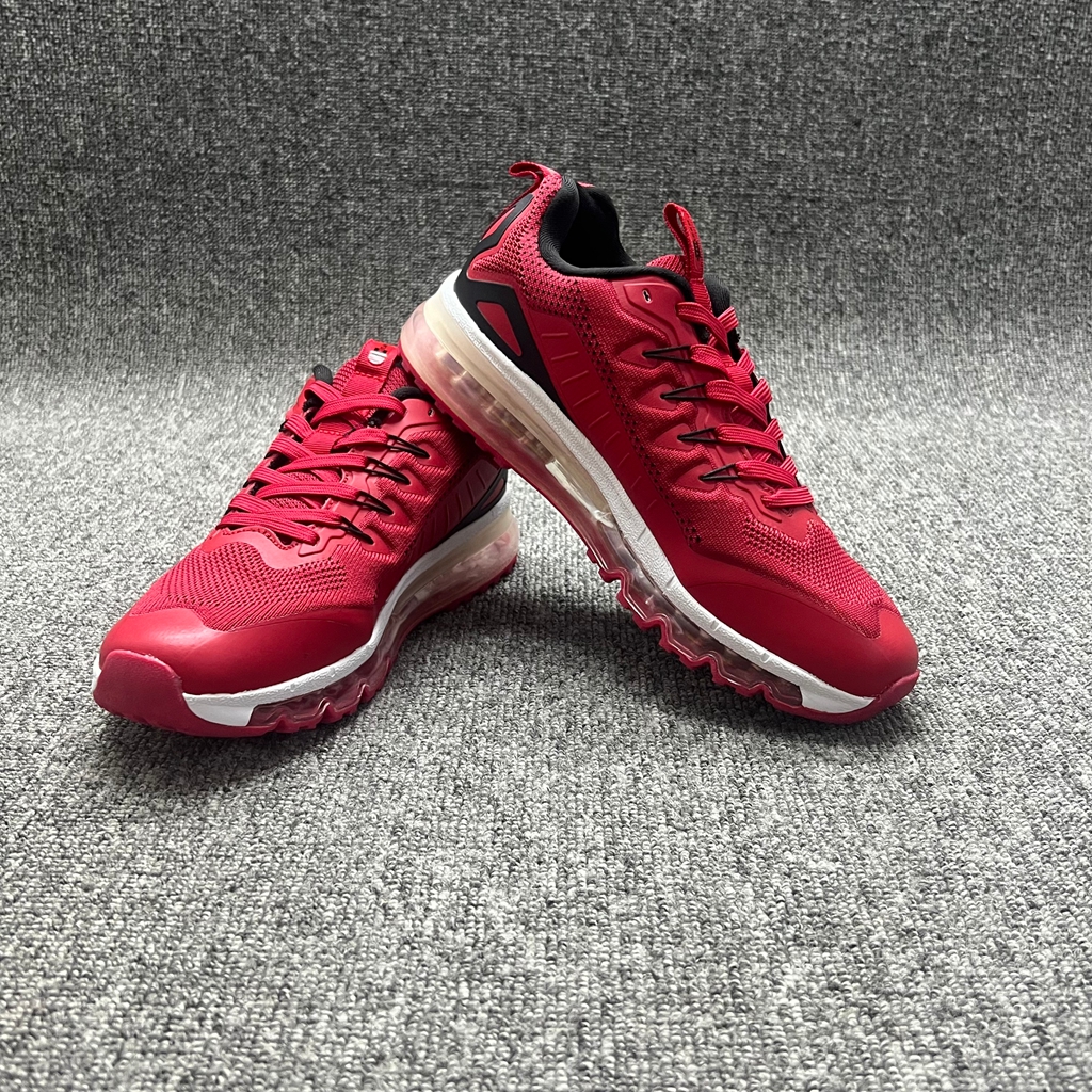 孤品捡漏出日单男子全掌气垫鞋轻便缓震舒适网面透气运动鞋大码鞋