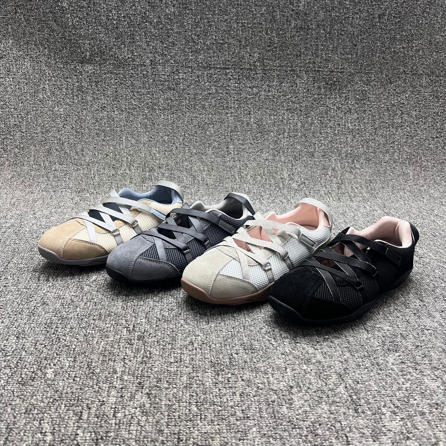 夏季新款舒适百搭芭蕾舞运动鞋平底单鞋复古交叉绑带玛丽珍休闲鞋