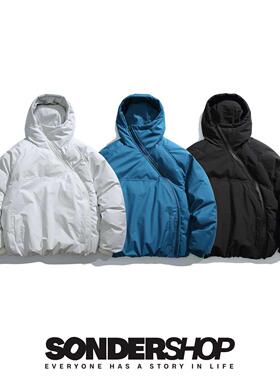 SONDER SHOP 24FW新款日系户外连帽面包服滑雪服棉服套头棉衣加厚